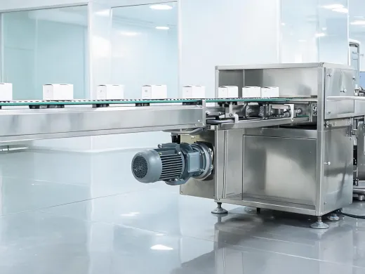 Packaging line gearmotor